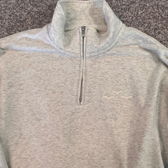 LAZY PANTS Grey Cropped Sweater - Size L - Picture 1 of 3